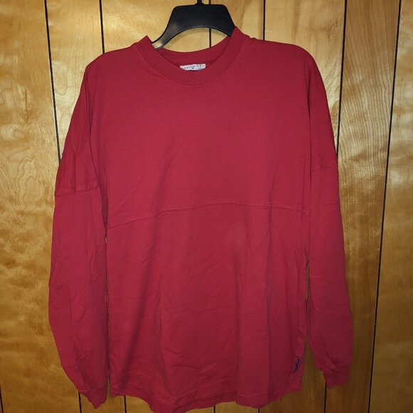 Shenandoah Valley Virginia Shirt MEDIUM Long Sleeve Crew Neck RED Spellout A3 - Picture 2 of 6